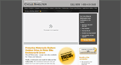 Desktop Screenshot of cycleshelter.com